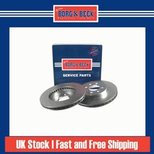 2x Brake Discs Vented For