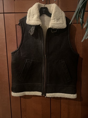 Vintage brown leather - brown,