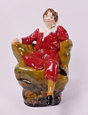 REG JOHNSON STUDIO POTTERY FIGURE "THE RED BOY"  (EX ROYAL DOULTON ARTIST)