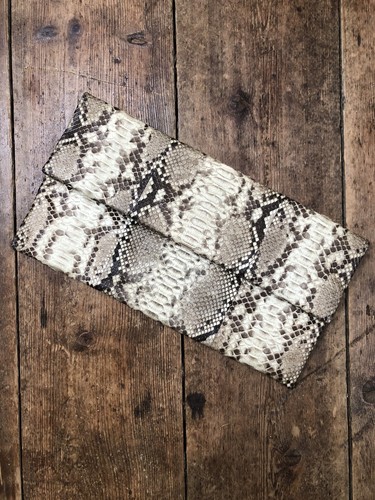 Flap top vintage snakeskin - flap,