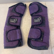 Masta Pony Front Leg Travel Boots Purple 18” Tall