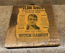 Wanted Poster Butch Cassidy