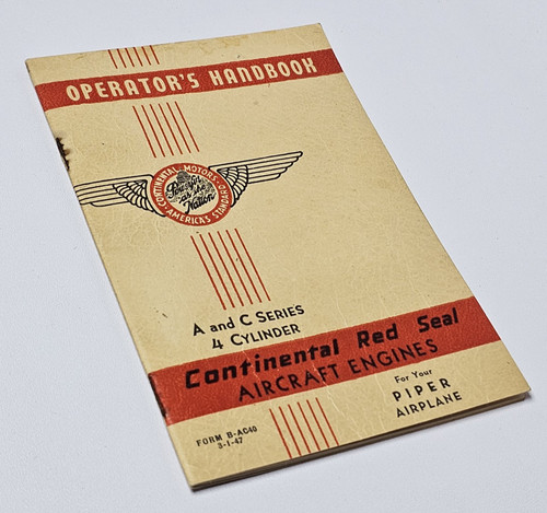Continental red seal aircraft - continental,