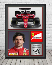 Carlos Sainz Signed Photo Print Autographed Ferrari Formula One Memorabilia