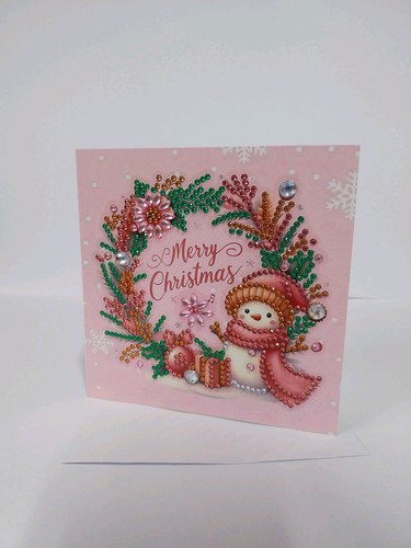 Snowman reef pink handmade - snowman, &