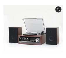 Steepletone Broadway Record Player & Bluetooth Music Centre Record  CD/LP to MP3