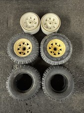 Tamiya Vintage Mk1 Deep Dish Ranger Wheels Tyres All Good Rc Car Spares Brat