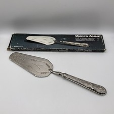 Mayell Queen Anne Vintage Silver Plated Cake Slice Pie Tart Pastry Server