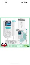 Fetal Doppler Heart Rate Meter Home Prenatal Moni Digital Curve Display