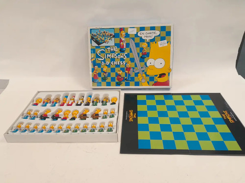 Retro the simpsons chess - simpsons, 3d
