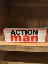Action Man Display Sign