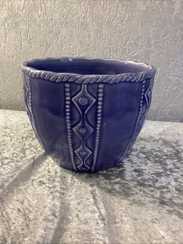 Majolica jardiniere planter - jardiniere,
