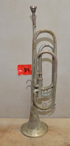 Antique brass plated - , bugle
