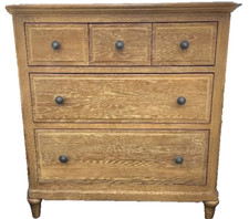 Limewashed Solid Wood Willis & Gambier (Camille Range) 6-Drawer Chest. RRP £1095