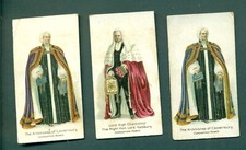 LAMBERT & BUTLER - CORONATION ROBES, 3 TYPE CARDS