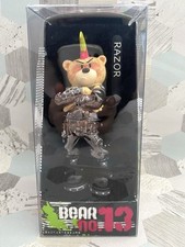 Bad Taste Bears 16cm Razor Chrome Figurine - Boxed 2007 - Rare