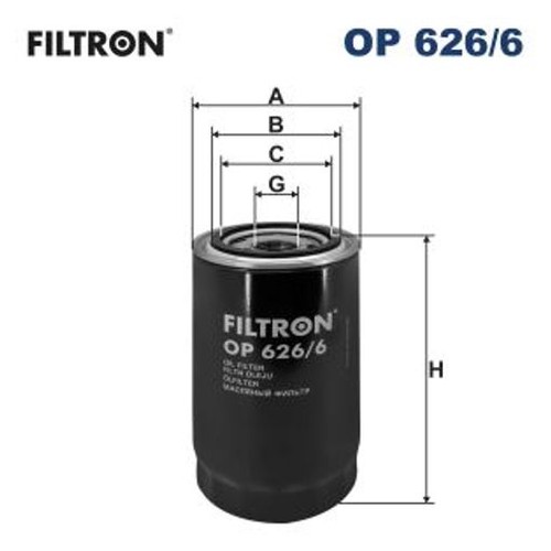Fits filtron 626 oil - op, 626/6