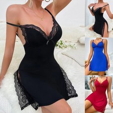 Women Sexy Lace Nightdress
