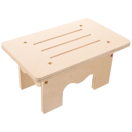 Wood step stool - wood, up