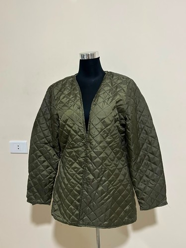 Olive quilted jacket