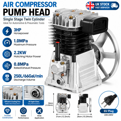 Air compressor bare - bare, motor