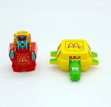 MC ROBOTS  & MC DINOSAURS TRANSFORMERS MCDONALDS HAPPY MEAL TOYS / FIGURES