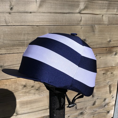 Horse riding hat silk hoops - horse,