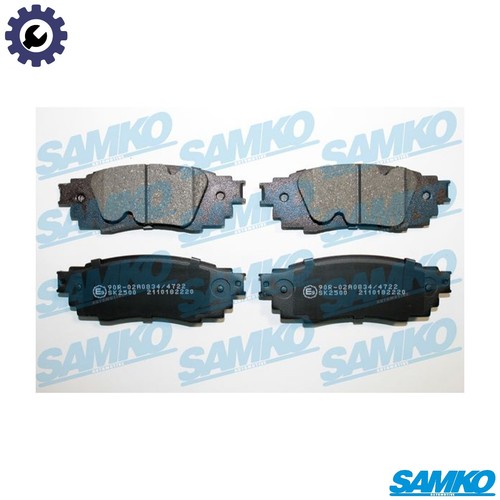 Brake pad set disc - pad,