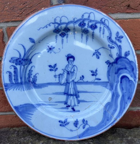 English delft charger - delft,