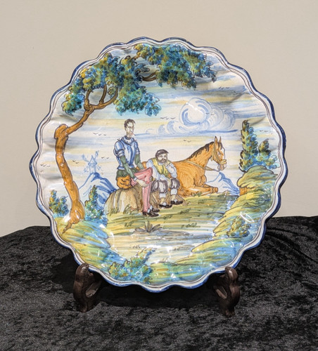 Large spanish majolica - large,