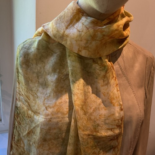 Beautiful vintage silk hand - vintage,