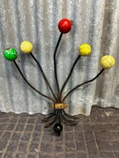 Mid Century Roger Feraud  Sputnik Atomic Coat Hook Wall Mount