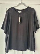 M&S Autograph Black Ribbed