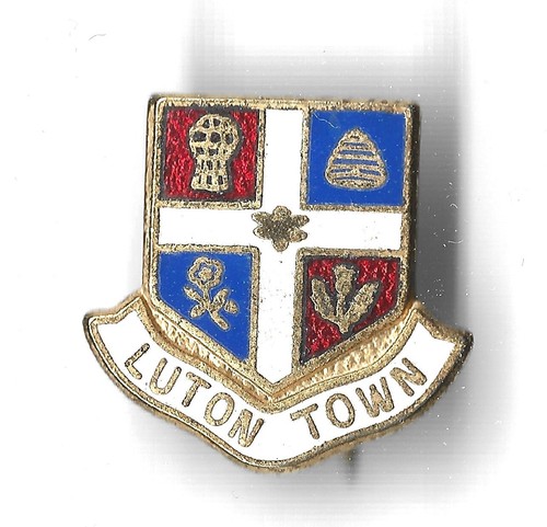 Vintage luton town enamel - town,