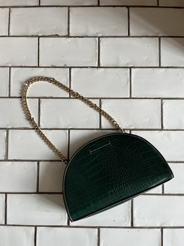 Whistles clutch green - green, faux