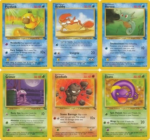 Pokemon fossil set - pokemon,
