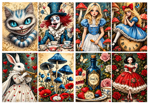 Whimsical alice wonderland - whimsical, in