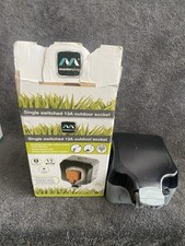 Weatherproof Single socket Switched 13amp Outdoor Socket 