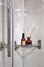 Grab rail bathroom corner