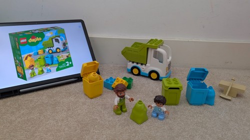 Lego duplo garbage truck - truck, and