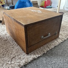 Vintage Wood Wooden Chest Box