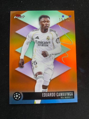 Topps finest eduardo camavinga - topps,