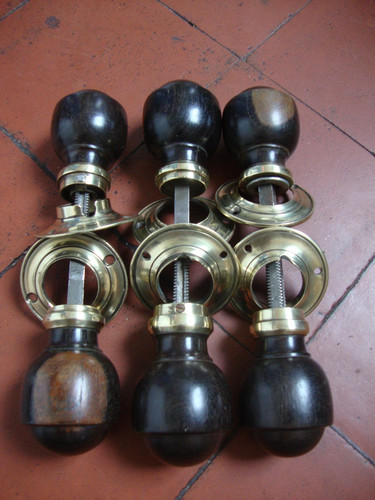 Antique set lignum vitae - set, and