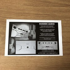 GRAM213 MAGAZINE ADVERT 5X8 SUGDEN: AA POWER AMPLIFIER