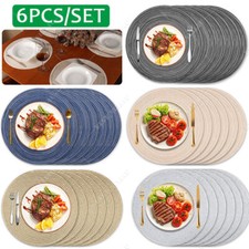 Set of 6 Round Placemat
