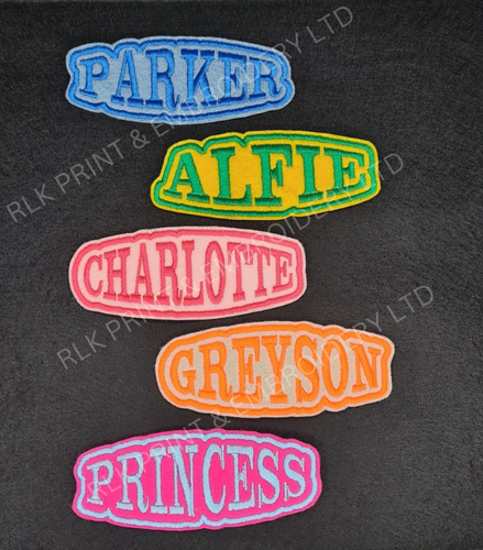 Personalised embroidered name - personalised,