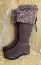 MANAS LADIES BROWN SUEDE