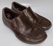 TSUBO Mens Brown Leather Slip