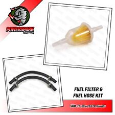 Low Pressure Pre Carburettor Pre Fuel Pump In Line Clear Cone Filter Hose Kit