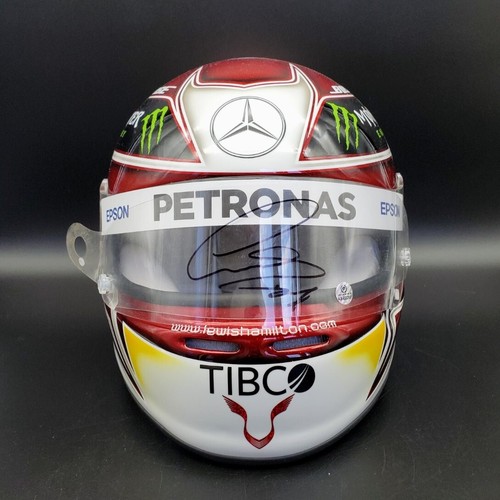 Lewis hamilton signed visor - lewis,